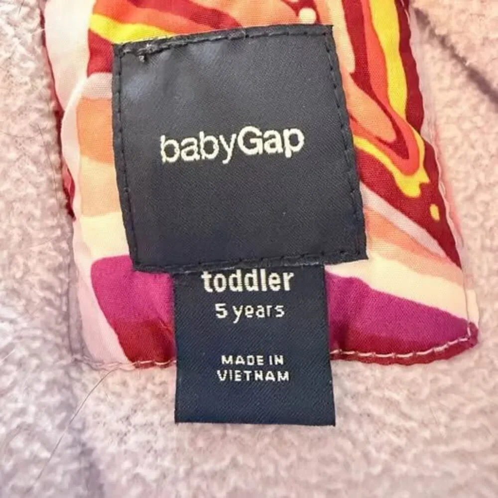 BabyGap Insulated Snow Bib Overalls Floral Print Toddler Girls 5T
